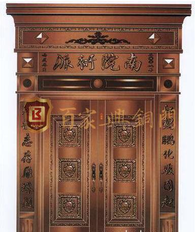 【广东铜门】广东百家兴铜门与实木门的对比