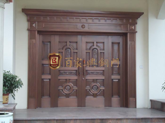 【江门铜门厂】别墅铜门除锈不到位影响后期铜门的整体美观